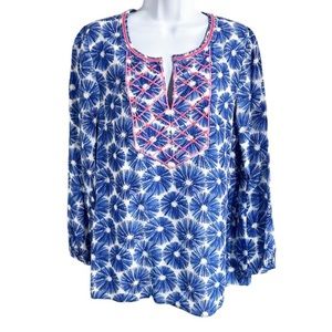 𝅺Vineyard Vines Sea Urchin Beaded Tunic Top - XS